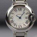 Replica Cartier Ballon Bleu Ladies 28MM White Dial Swiss Ronda Quartz