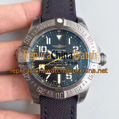 Replica Breitling Avenger II Seawolf A1733110/BC30/435X/A20BASA.1 GF Stainless Steel Black Dial Swiss 2836-2