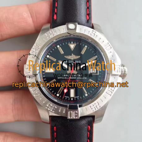 Replica Breitling Avenger II Seawolf A1733110/BC30/435X/A20BASA.1 N Stainless Steel Black Dial Swiss 2836-2