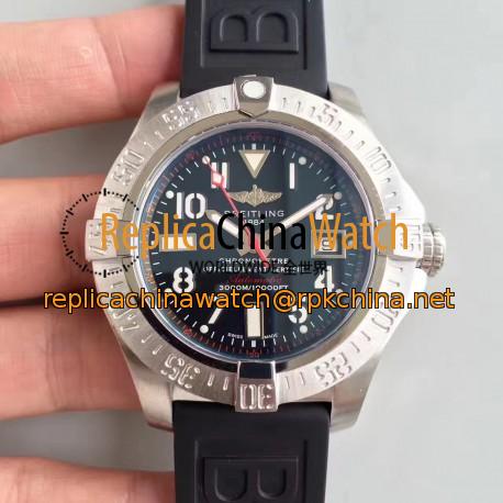 Replica Breitling Avenger II Seawolf A1733110/F563/153S/A20DSA.2 N Stainless Steel Black Dial Swiss 2836-2