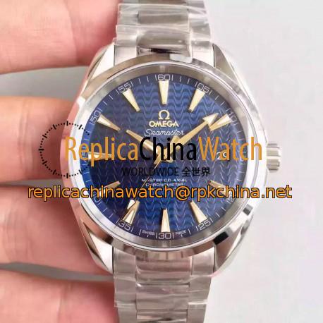 Replica Omega Seamaster Aqua Terra 150M 231.10.42.21.03.006 41.5MM KW Stainless Steel Blue Dial Swiss 8500