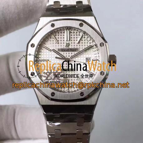 Replica Audemars Piguet Royal Oak 15400 ZX Stainless Steel Silver Dial Swiss 3120