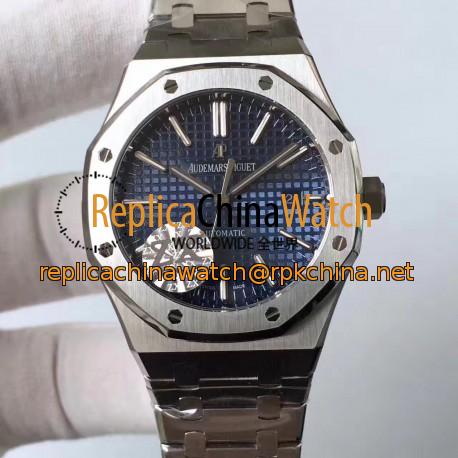 Replica Audemars Piguet Royal Oak 15400 ZX Stainless Steel Blue Dial Swiss 3120