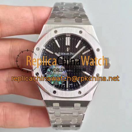 Replica Audemars Piguet Royal Oak 15450 JF Stainless Steel Black Dial Swiss 3120