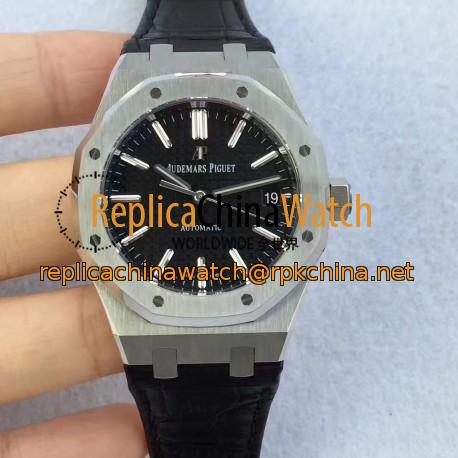 Replica Audemars Piguet Royal Oak 15450 JF Stainless Steel Black Dial Swiss 3120