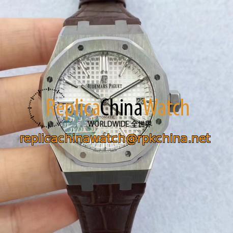 Replica Audemars Piguet Royal Oak 15450 JF Stainless Steel Silver Dial Swiss 3120