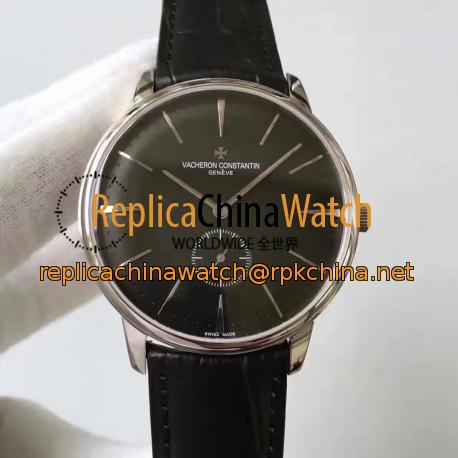 Replica Vacheron Constantin Patrimony 1110U/000P-B087 N Stainless Steel Black Dial Swiss 4400AS