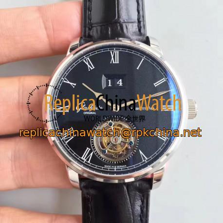 Replica Glashutte Original Senator Excellence Tourbillon 1-94-03-04-04-04 N Stainless Steel Black Dial Swiss 94-03