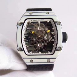 Replica Richard Mille RM27-02 Rafael Nadal KV White Forged Carbon White Skeleton Dial M6T51