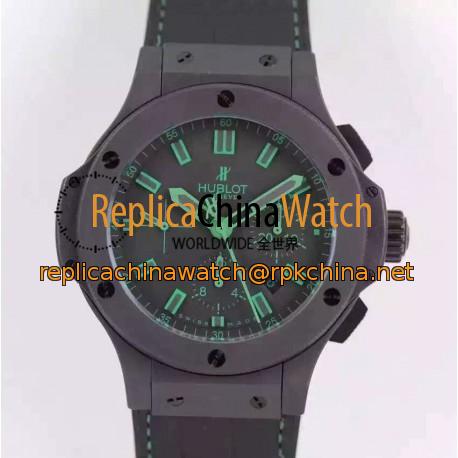 Replica Hublot Big Bang All Black Green 301.CI.1190.GR.ABG11 HBB V6 Ceramic Black Dial Swiss HUB4100