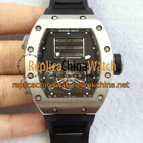 Replica Richard Mille RM69 Erotic Tourbillon KV Titanium Black Dial Swiss Caliber RM69