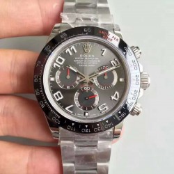 Replica Rolex Daytona Cosmograph 116500LN JH Stainless Steel Anthracite Dial Swiss 4130 Run 6@SEC