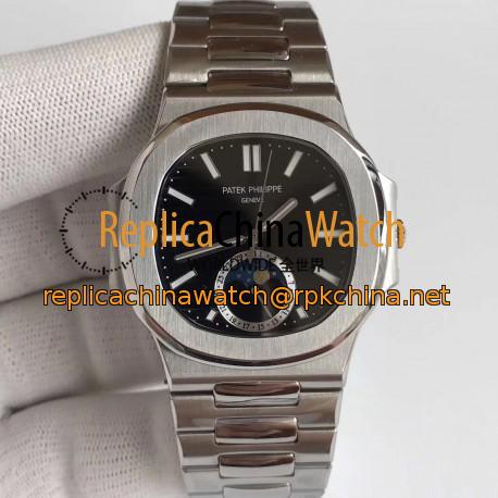 Replica Patek Philippe Nautilus 5726/1A-001 N Stainless Steel Black Dial Swiss 324 S QA LU 24H/303