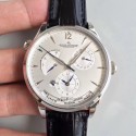 Replica Jaeger-LeCoultre Master Geographic Steel 1428421 BF Stainless Steel Silver Dial Swiss Caliber 939A/1