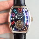 Replica Franck Muller Crazy Color Dreams Tourbillon 8880 LH Stainless Steel Black Dial Swiss Tourbillon