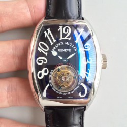 Replica Franck Muller Cintree Curvex Imperial Tourbillon 8880 T LH Stainless Steel Black Dial Swiss Tourbillon