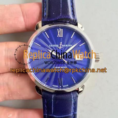 Replica Ulysse Nardin San Marco Classico 8153-111-2-E3 FK Stainless Steel Blue Dial Swiss UN-815