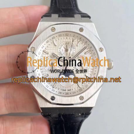 Replica Audemars Piguet Royal Oak Perpetual Calendar 41MM 26574ST.OO.1220ST.01 BF Stainless Steel Silver Dial Swiss 5134