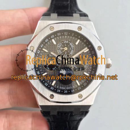 Replica Audemars Piguet Royal Oak Perpetual Calendar 41MM 26574ST.OO.1220ST.02 BF Stainless Steel Black Dial Swiss 5134