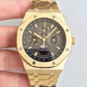 Replica Audemars Piguet Royal Oak Perpetual Calendar 41MM 26574BA.OO.1220BA.01 BF Yellow Gold Black Dial Swiss 5134