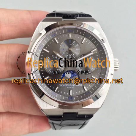 Replica Vacheron Constantin Overseas Perpetual Calendar 4300V/120G-B102 BF Stainless Steel Anthracite Dial Swiss 1120 QP