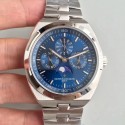 Replica Vacheron Constantin Overseas Ultra Thin Perpetual Calendar 4300V/120G-B102 BF Stainless Steel Blue Dial Swiss 1120 QP