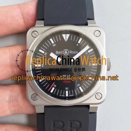 Replica Bell & Ross BR 03-92 Horolum Limited Edition BR Stainless Steel Black Dial M9015