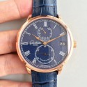 Replica Glashutte Original Senator Chronometer 1-58-01-01-01-04 N Rose Gold Blue Dial Swiss 58-01