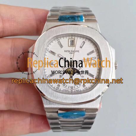 Replica Patek Philippe Nautilus 5726/1A-010 N Stainless Steel White Dial Swiss 324 S QA LU 24H/303