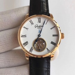 Replica Glashutte Original Senator Meissen Tourbillon 1-94-11-01-01-04 N Rose Gold White Dial Swiss 94-11