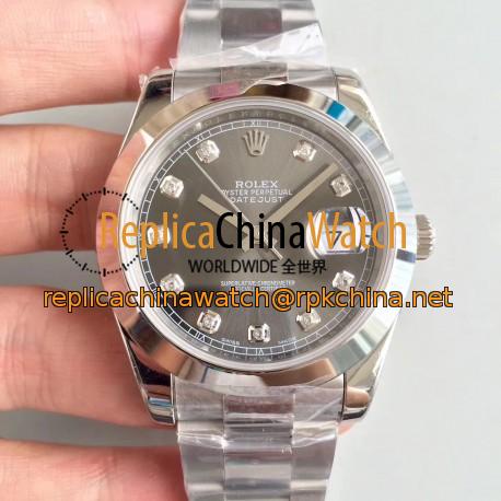 Replica Rolex Datejust II 126300 41MM N Stainless Steel Anthracite Dial Swiss 3235