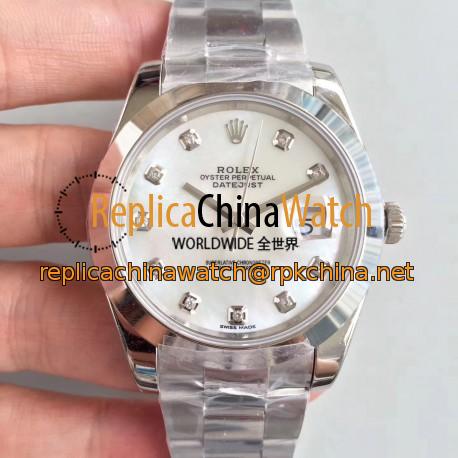 Replica Rolex Datejust II 126300 41MM N Stainless Steel Mother Of Pearl Dial Swiss 3235