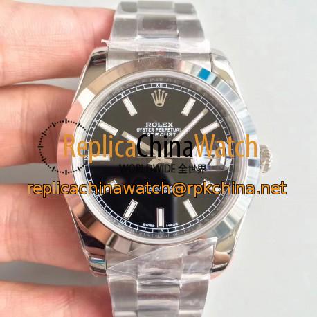 Replica Rolex Datejust II 126300 41MM N Stainless Steel Black Dial Swiss 3235