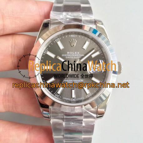 Replica Rolex Datejust II 126300 41MM N Stainless Steel Anthracite Dial Swiss 3235