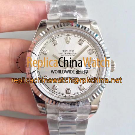 Replica Rolex Datejust II 126334 41MM N Stainless Steel Silver Dial Swiss 3235