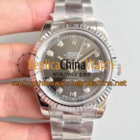 Replica Rolex Datejust II 126334 41MM N Stainless Steel Anthracite Dial Swiss 3235