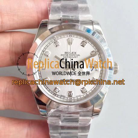 Replica Rolex Datejust II 126300 41MM N Stainless Steel Rhodium Dial Swiss 3235