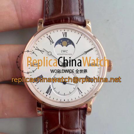 Replica IWC Vintage Portofino IW544803 VF Rose Gold White Dial Swiss 98800