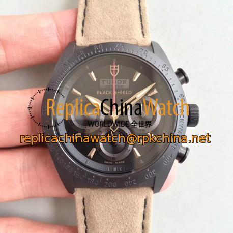 Replica Tudor Fastrider Black Shield 42000CN ZF PVD Black Dial Swiss 7753