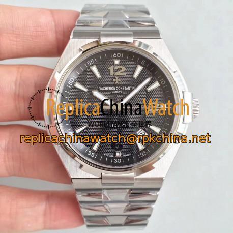 Replica Vacheron Constantin Overseas 47040 JJ Stainless Steel Black Dial M9015