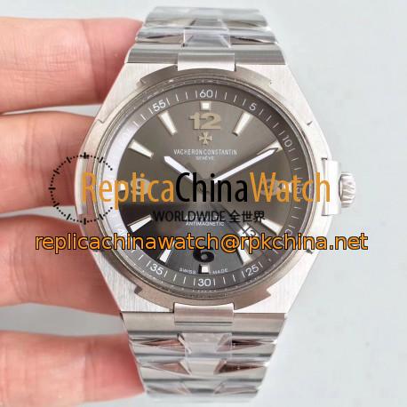 Replica Vacheron Constantin Overseas 47040 JJ Stainless Steel Rhodium Dial M9015