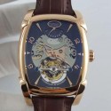 Replica Parmigiani Fleurier Kalpa XL Tourbillon 30 Second Chiaroscuro PF012512-01 BM Rose Gold Black Skeleton Dial Swiss PF501