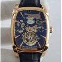 Replica Parmigiani Fleurier Kalpa XL Tourbillon 30 Second Chiaroscuro PF012512-01 BM Rose Gold Black Skeleton Dial Swiss PF501