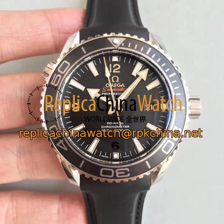 Replica Omega Seamaster Planet Ocean 600M 45.5MM 232.32.46.21.01.003 OM Stainless Steel Black Dial Swiss 8500