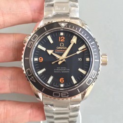 Replica Omega Seamaster Planet Ocean 600M 45.5MM 232.30.46.21.01.003 OM Stainless Steel Black Dial Swiss 8500