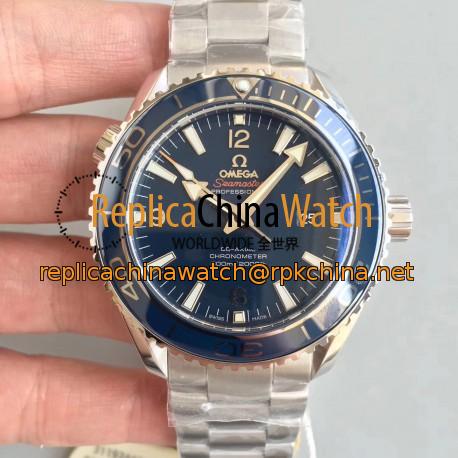 Replica Omega Seamaster Planet Ocean 600M 45.5MM 232.90.46.21.03.001 OM Stainless Steel Blue Dial Swiss 8500