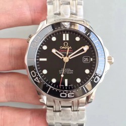 Replica Omega Seamaster Diver 300M Co-Axial 41MM 212.30.41.20.01.003 JH Stainless Steel Black Dial Swiss 2824-2