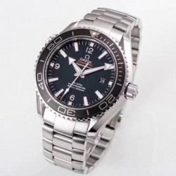 Replica Omega Seamaster Planet Ocean 600M 45.5MM 232.30.46.21.01.001 OM Stainless Steel Black Dial Swiss 8500