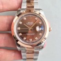 Replica Rolex Datejust II 116333 41MM EW Stainless Steel & Rose Gold Chocolate Dial Swiss 3136