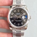 Replica Rolex Datejust 36MM 116234 MIT Stainless Steel 904L Black Dial Swiss 3135